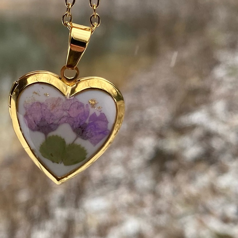 Pressed Flower Locket